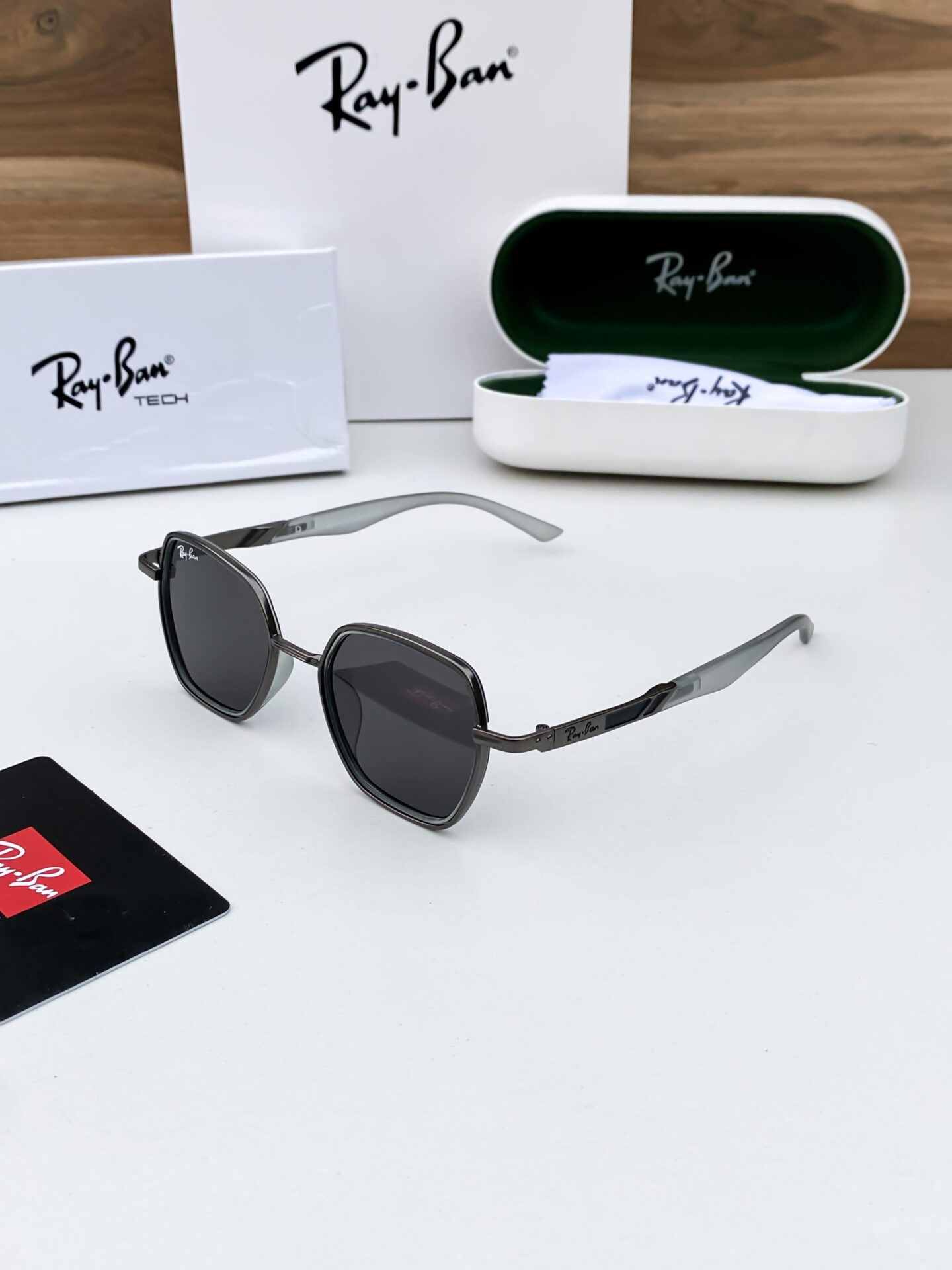 Buy First Copy Ray-Ban Hexagonal Sunglasses - Master Quality 7A Mirror at Lowest Price Online India