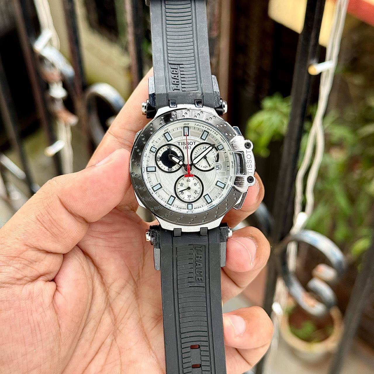 Buy First Copy Tissot T-Race Chronograph Men’s Watch 43mm - Master Quality 7A Mirror at Lowest Price Online India