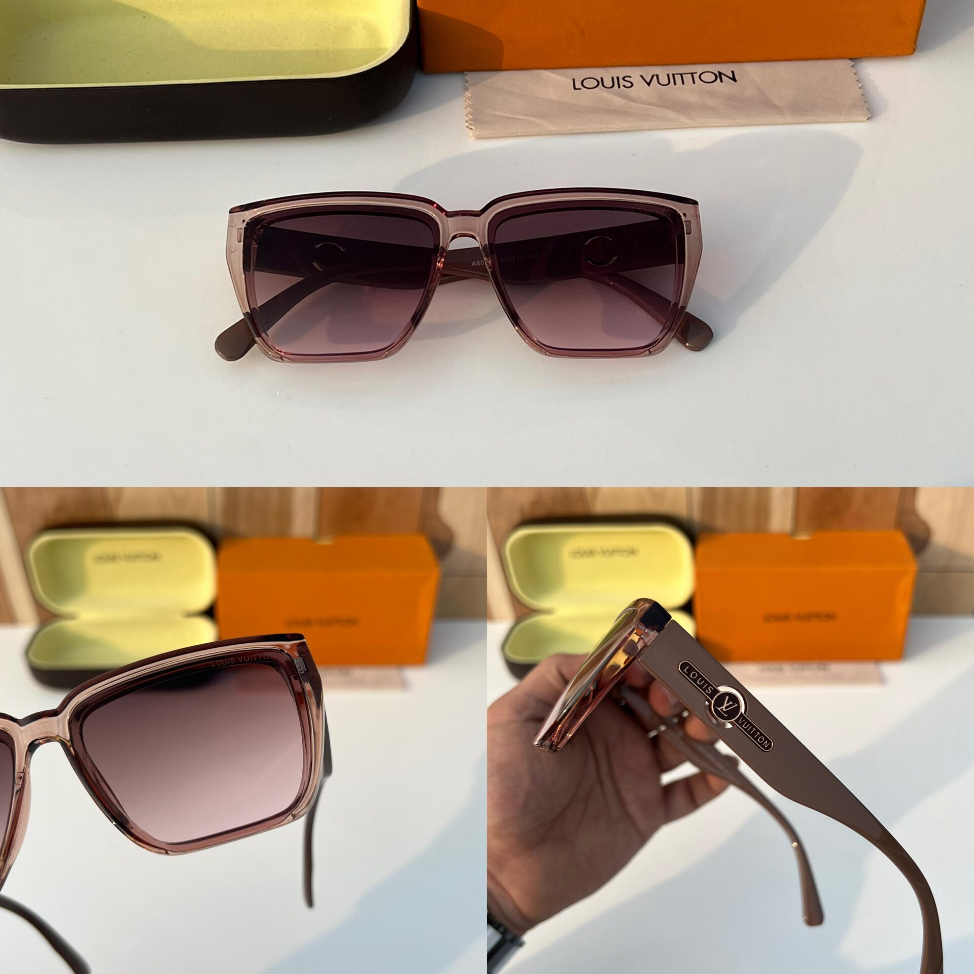 Buy First Copy Louis Vuitton Square Sunglasses - Master Quality 7A Mirror at Lowest Price Online India