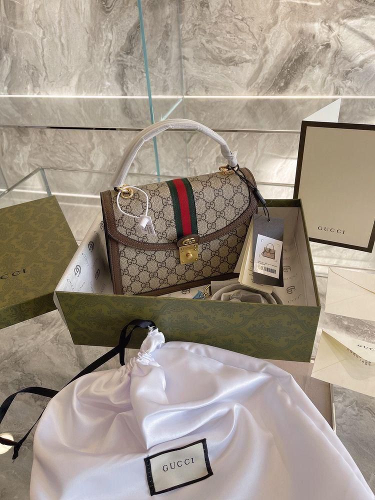 Buy First Copy Gucci Ophidia GG Supreme Top Handle Bag - Master Quality 7A Mirror at Lowest Price Online India