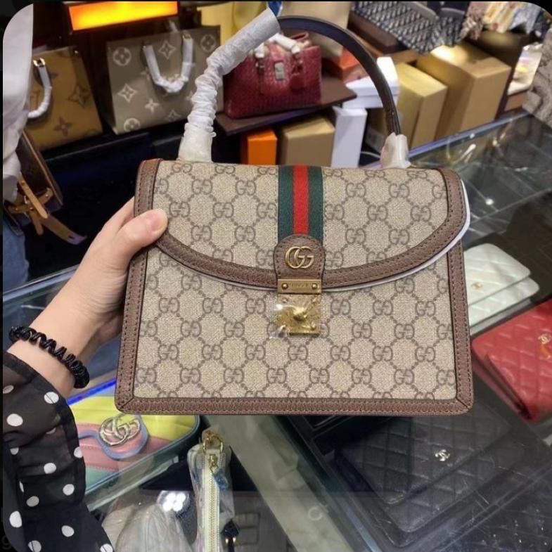 Buy First Copy Gucci Ophidia GG Supreme Top Handle Bag - Master Quality 7A Mirror at Lowest Price Online India