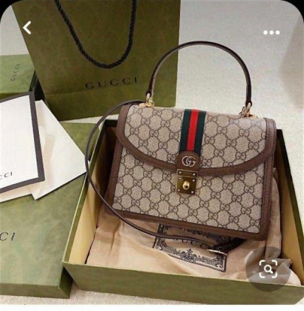 Buy First Copy Gucci Ophidia GG Supreme Top Handle Bag - Master Quality 7A Mirror at Lowest Price Online India
