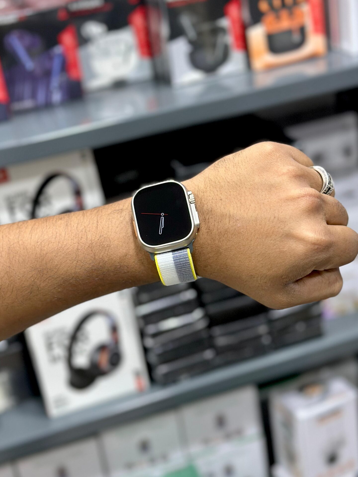 Buy First Copy Apple Ultra Watch Smartwatch With Logo On/Off - Master Quality 7A Mirror at Lowest Price Online India