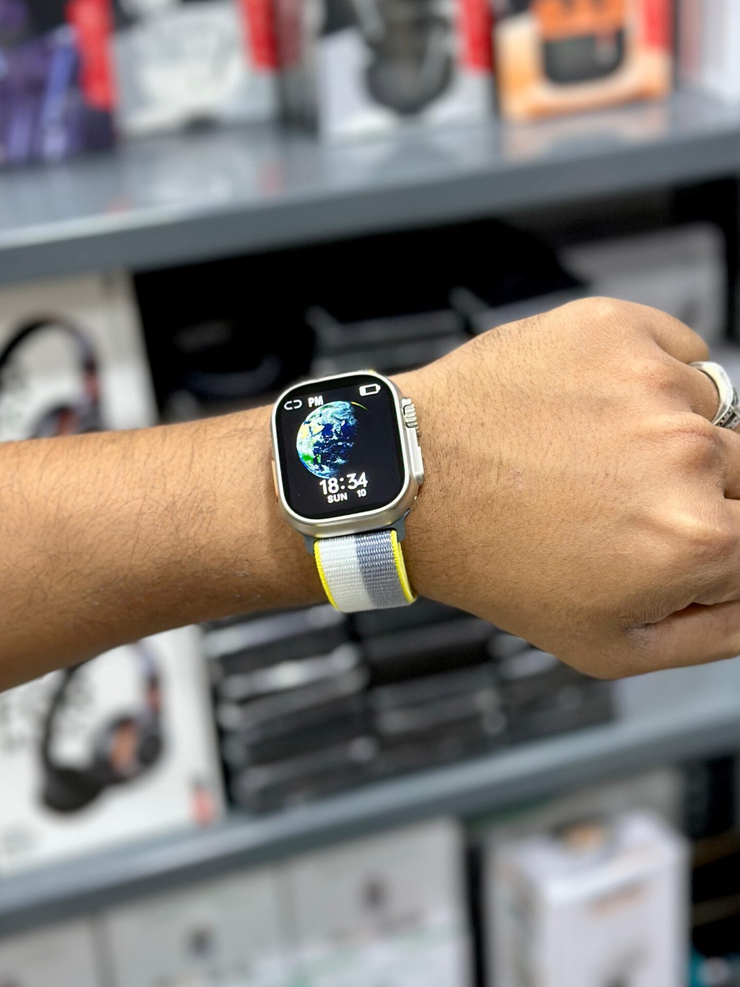 Buy First Copy Apple Ultra Watch Smartwatch With Logo On/Off - Master Quality 7A Mirror at Lowest Price Online India