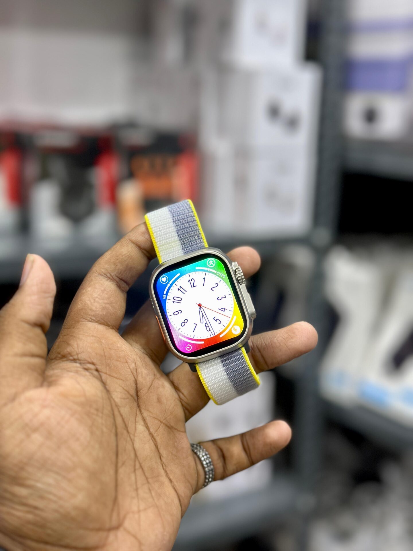 Buy First Copy Apple Ultra Watch Smartwatch With Logo On/Off - Master Quality 7A Mirror at Lowest Price Online India