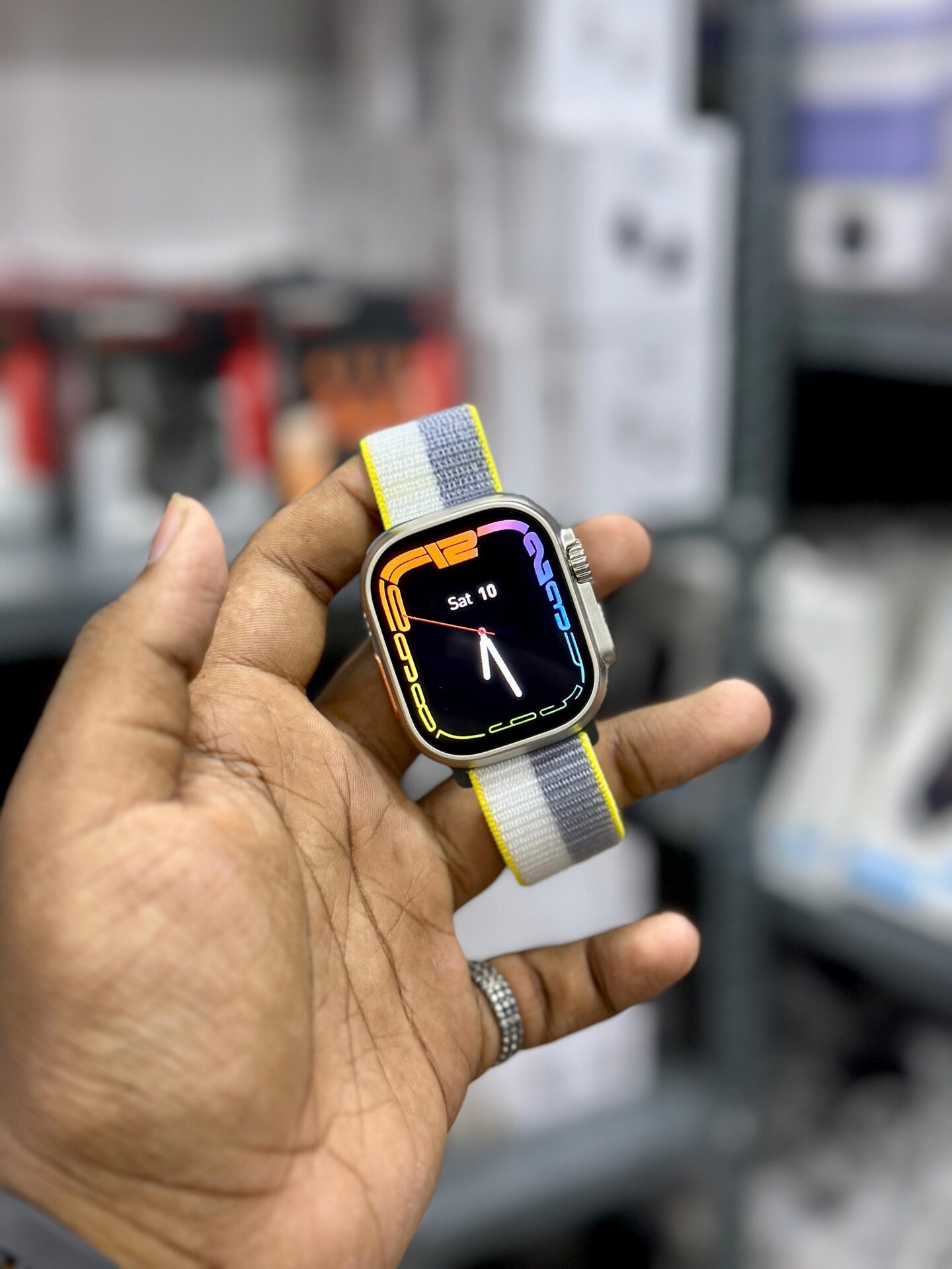 Buy First Copy Apple Ultra Watch Smartwatch With Logo On/Off - Master Quality 7A Mirror at Lowest Price Online India