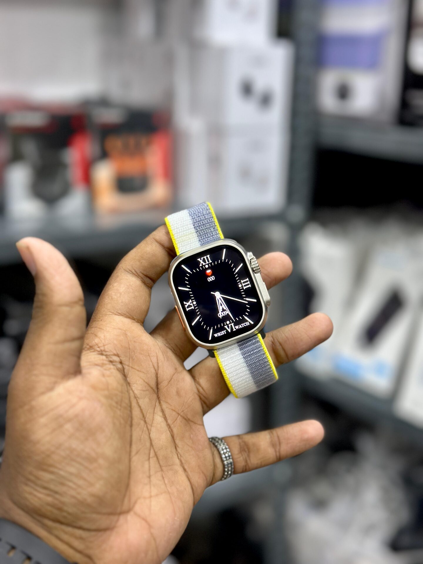 Buy First Copy Apple Ultra Watch Smartwatch With Logo On/Off - Master Quality 7A Mirror at Lowest Price Online India