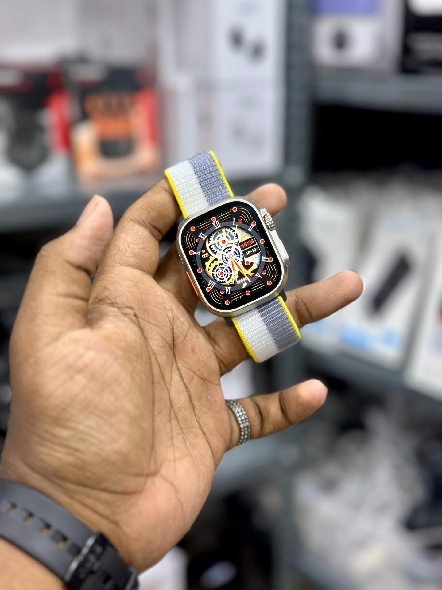 Buy First Copy Apple Ultra Watch Smartwatch With Logo On/Off - Master Quality 7A Mirror at Lowest Price Online India