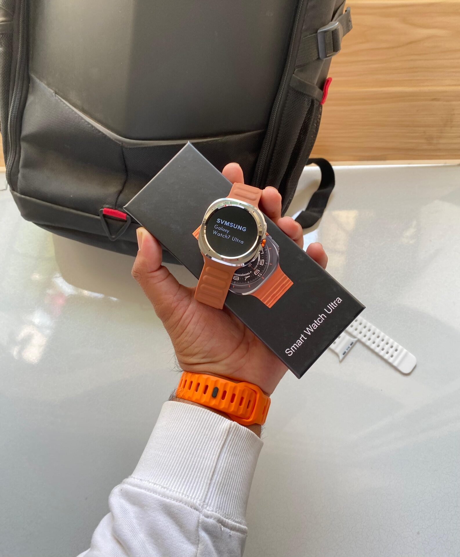 Buy First Copy Samsung Galaxy Watch Ultra Smartwatch With Logo On/Off - Master Quality 7A Mirror at Lowest Price Online India