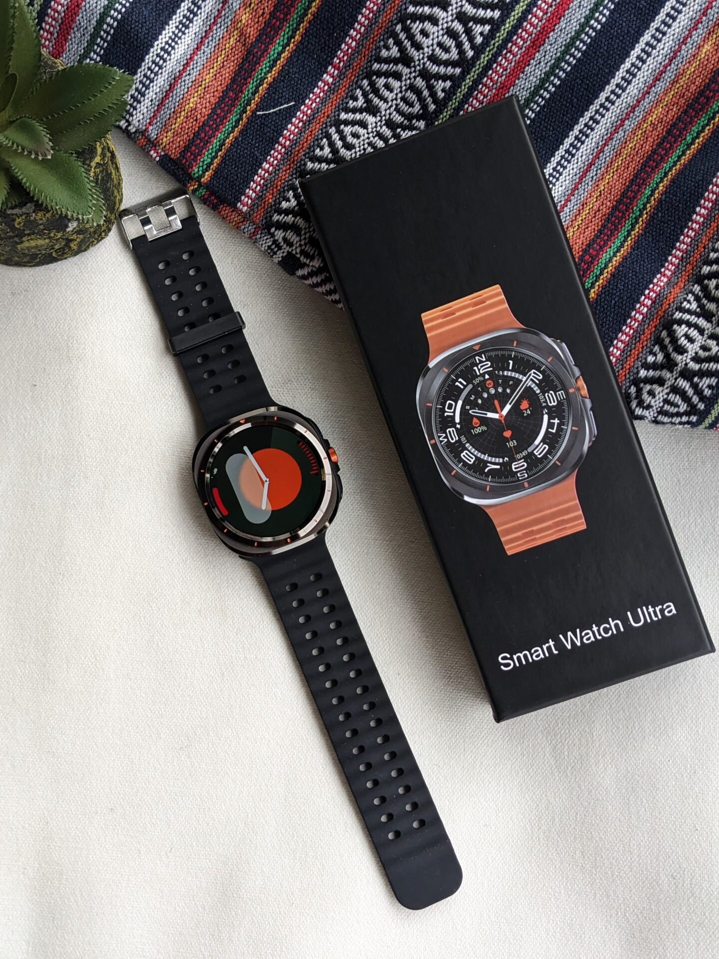 Buy First Copy Samsung Galaxy Watch Ultra Smartwatch With Logo On/Off - Master Quality 7A Mirror at Lowest Price Online India