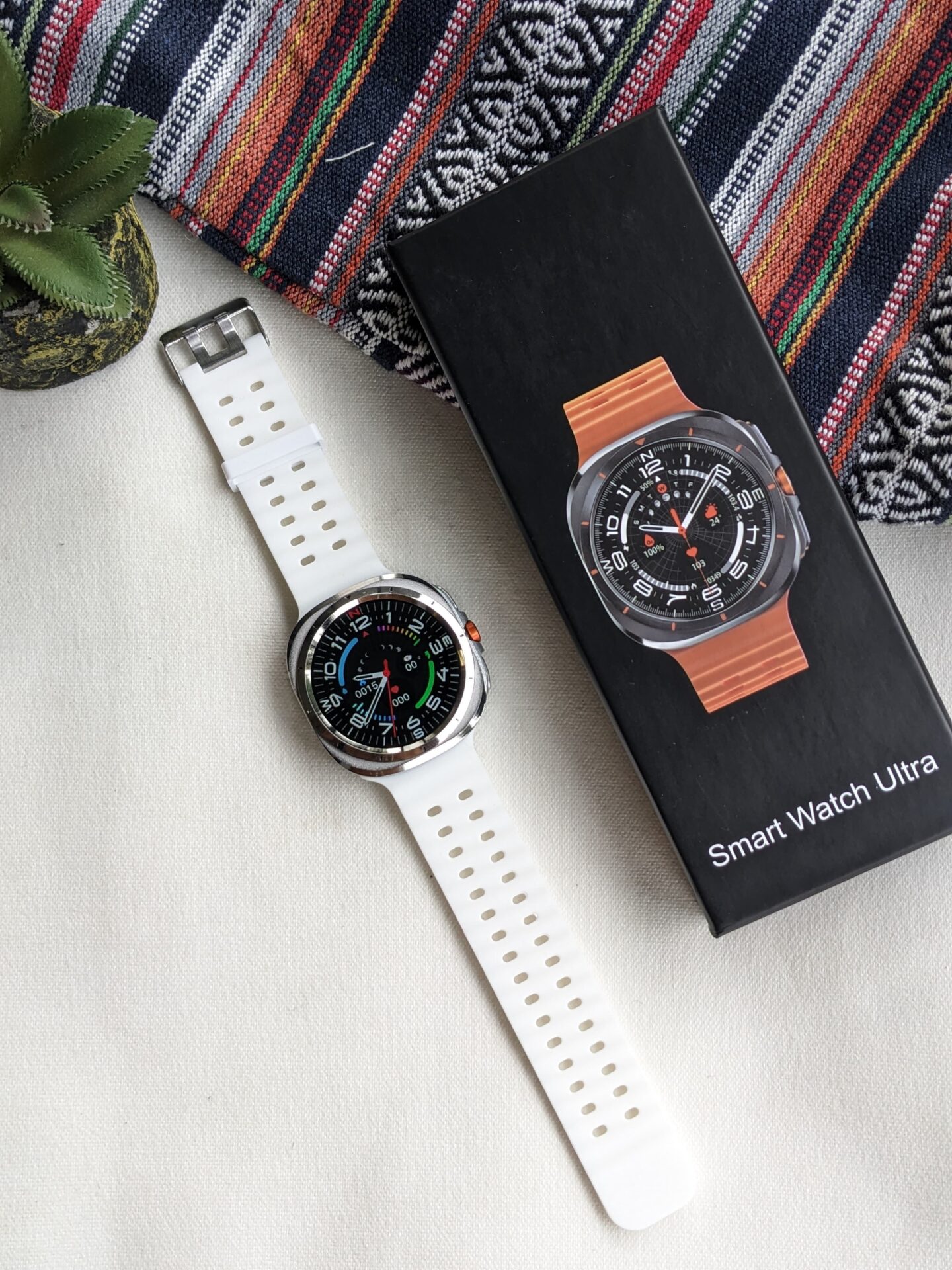 Buy First Copy Samsung Galaxy Watch Ultra Smartwatch With Logo On/Off - Master Quality 7A Mirror at Lowest Price Online India