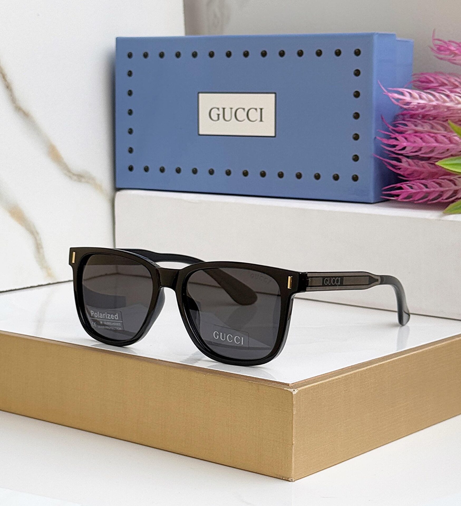 Buy First Copy Gucci Polarized Sunglasses with Tortoiseshell Frame - Master Quality 7A Mirror at Lowest Price Online India