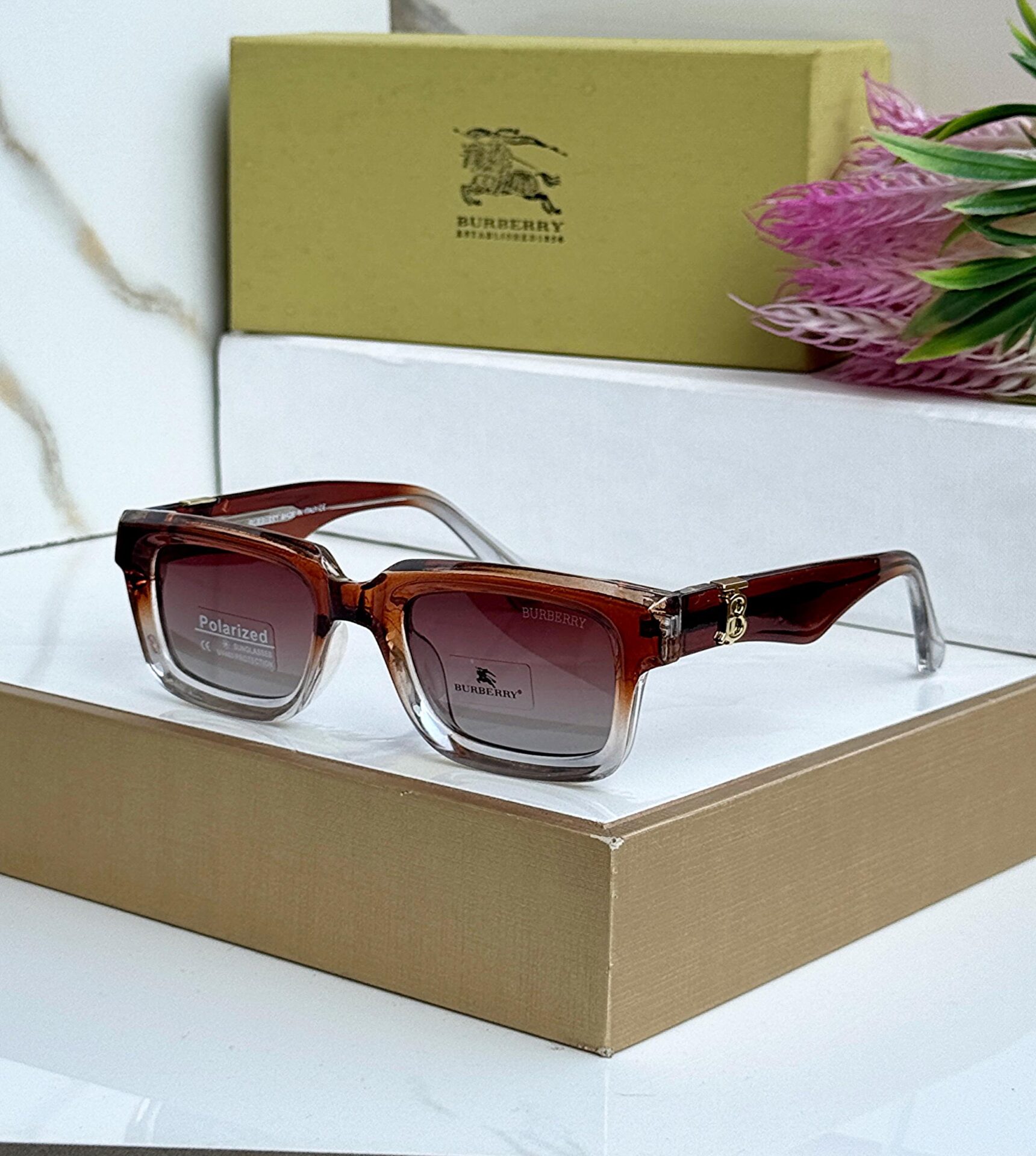 Buy First Copy Burberry Square Sunglasses - Master Quality 7A Mirror at Lowest Price Online India