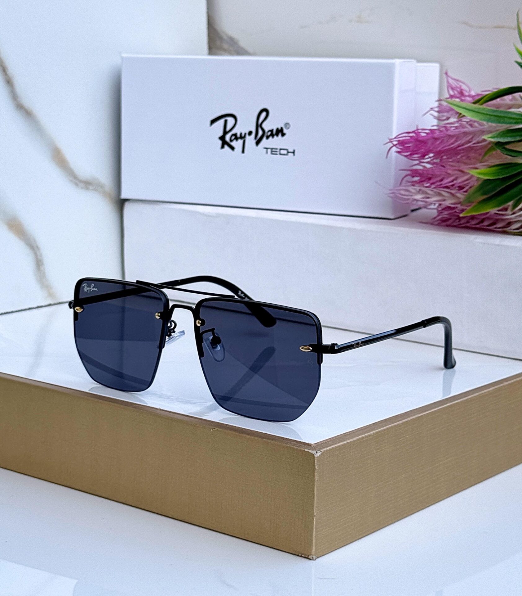 Buy First Copy Ray Ban Square Sunglasses For Men - Master Quality 7A Mirror at Lowest Price Online India