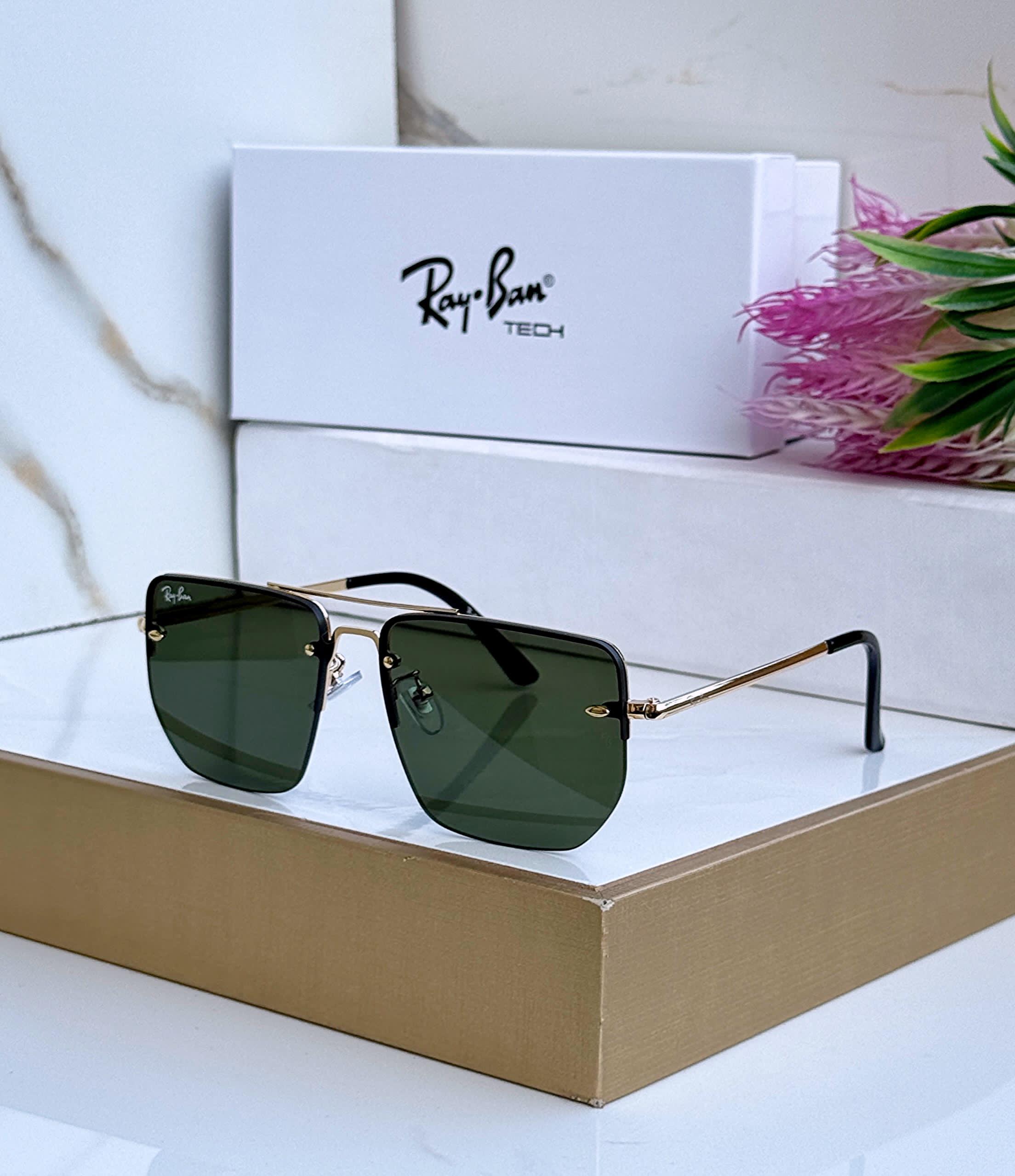 Buy First Copy Ray Ban Square Sunglasses For Men - Master Quality 7A Mirror at Lowest Price Online India