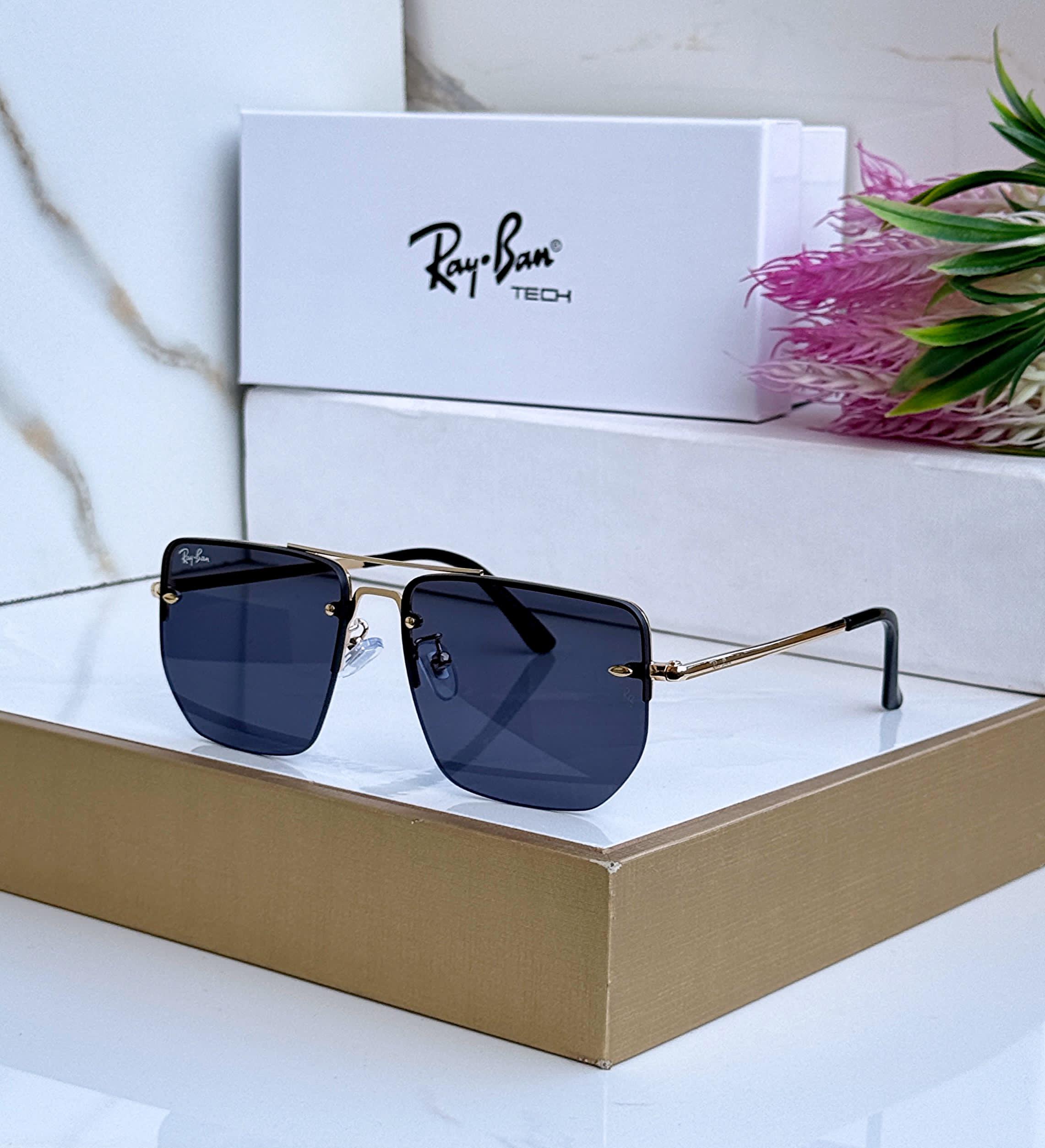 Buy First Copy Ray Ban Square Sunglasses For Men - Master Quality 7A Mirror at Lowest Price Online India