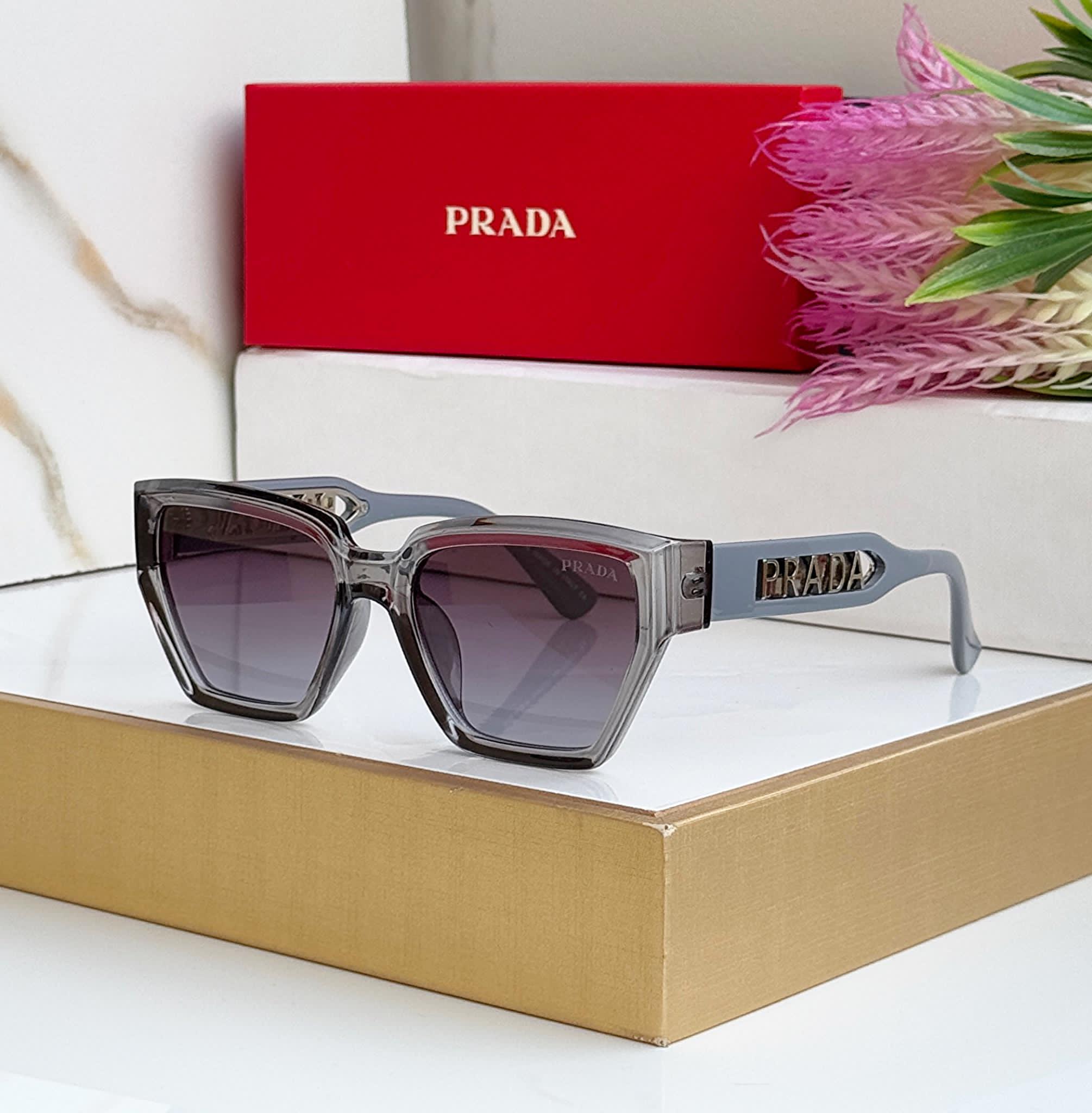 Buy First Copy Prada Square Shades with Embossed Logo - Master Quality 7A Mirror at Lowest Price Online India