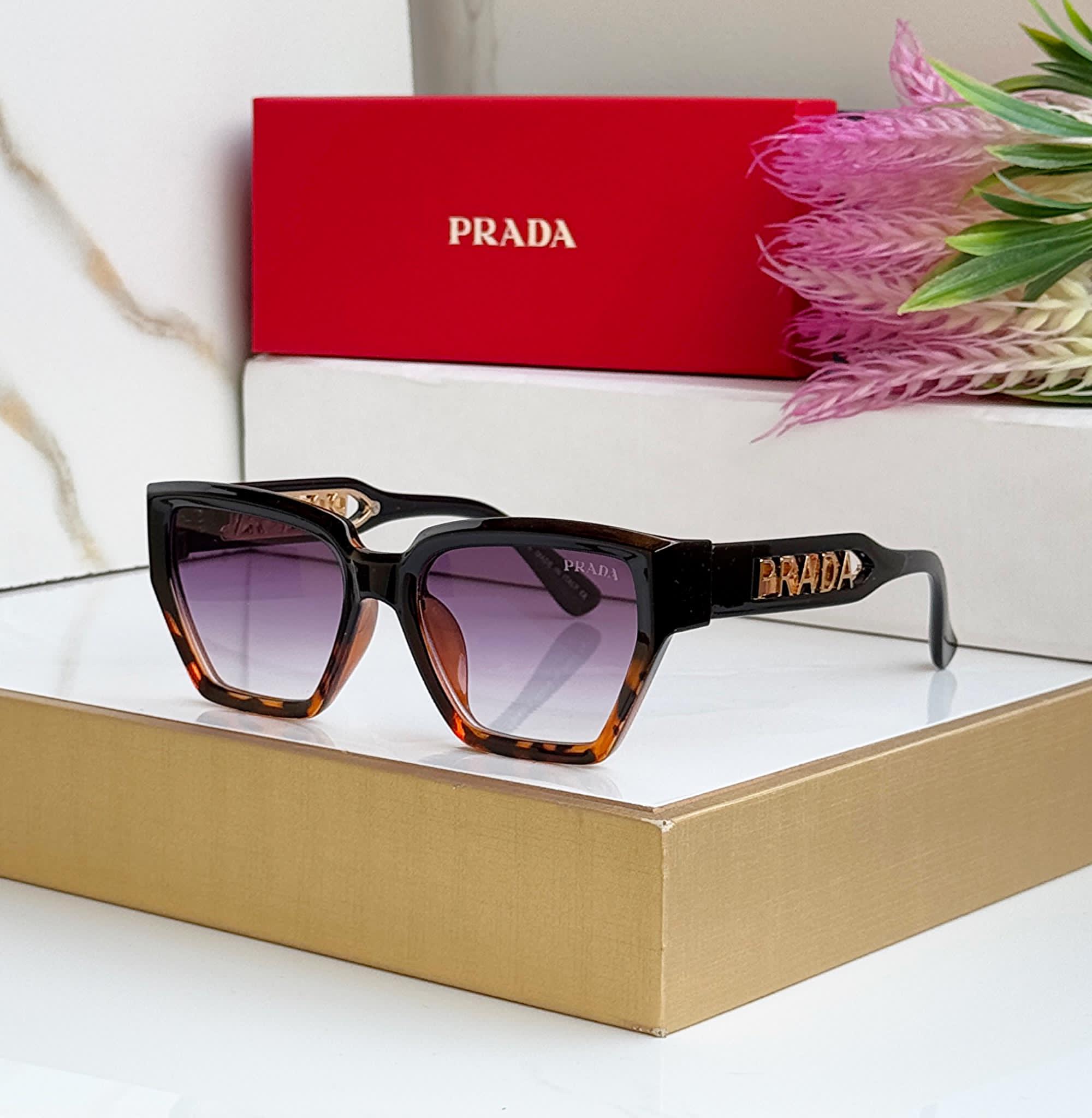 Buy First Copy Prada Square Shades with Embossed Logo - Master Quality 7A Mirror at Lowest Price Online India