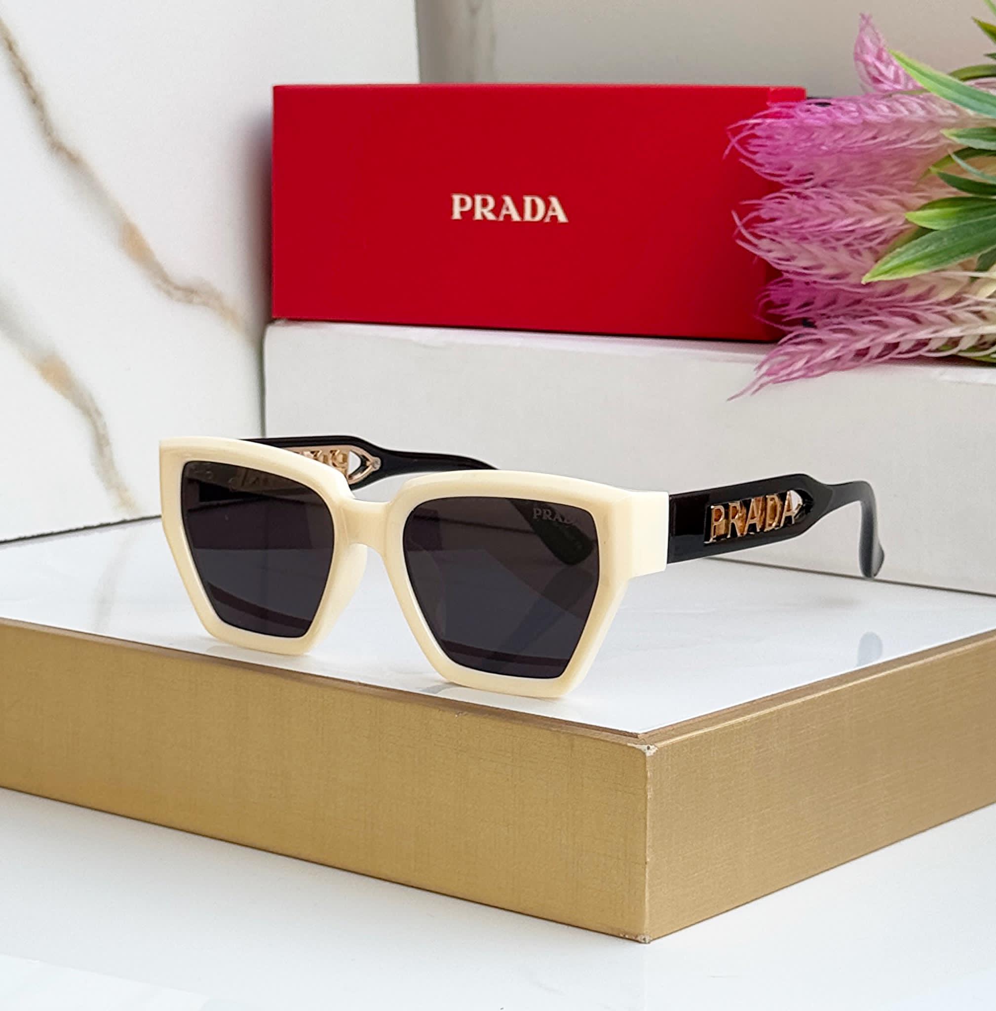 Buy First Copy Prada Square Shades with Embossed Logo - Master Quality 7A Mirror at Lowest Price Online India