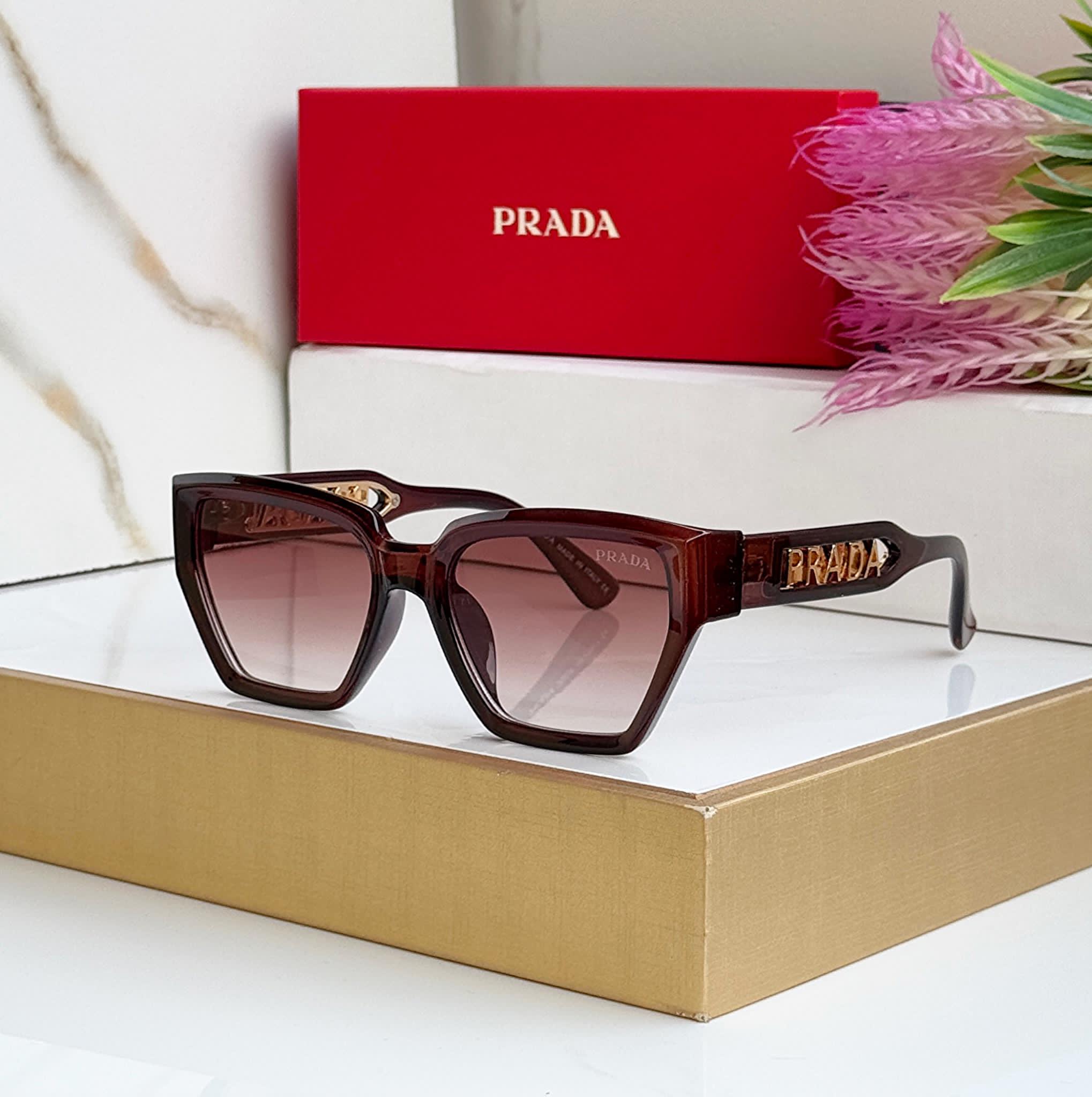 Buy First Copy Prada Square Shades with Embossed Logo - Master Quality 7A Mirror at Lowest Price Online India