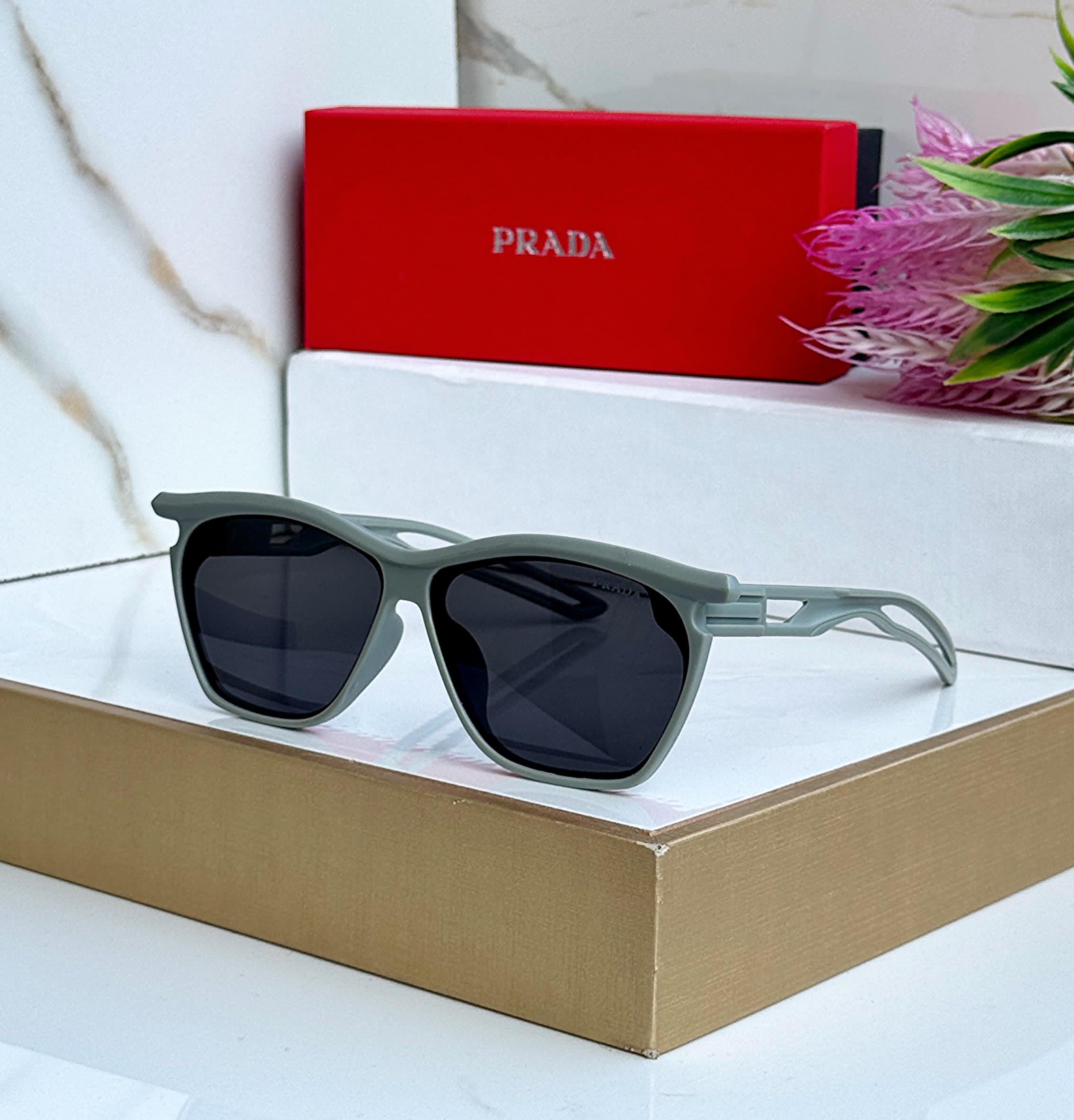 Buy First Copy Prada Square Sunglasses with Geometric Frame - Master Quality 7A Mirror at Lowest Price Online India