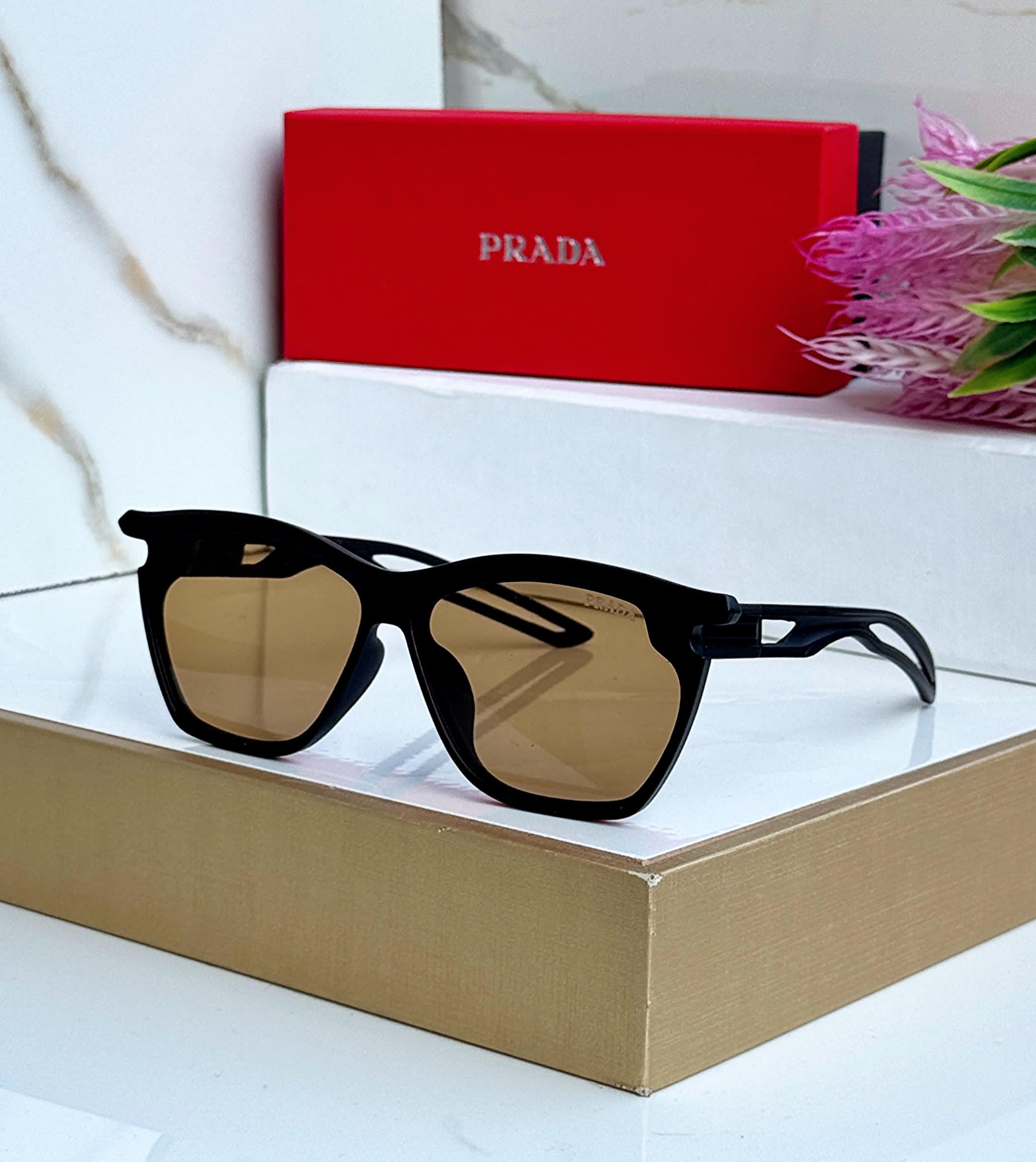 Buy First Copy Prada Square Sunglasses with Geometric Frame - Master Quality 7A Mirror at Lowest Price Online India