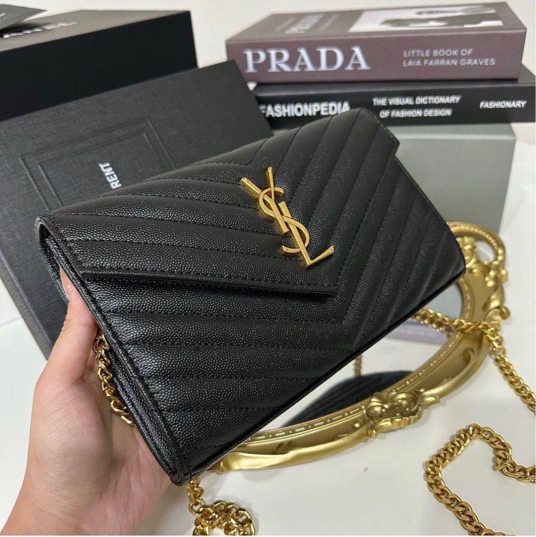 Buy First Copy YSL Saint Laurent LouLou Quilted Leather Sling Bag - Master Quality 7A Mirror at Lowest Price Online India