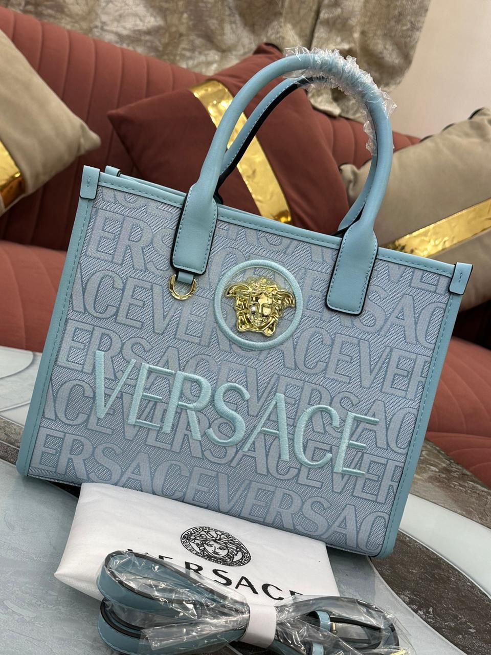 Buy First Copy Versace Medusa Tote Bag for Women - Master Quality 7A Mirror at Lowest Price Online India