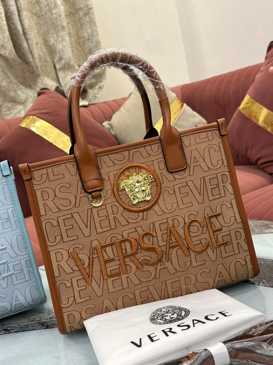 Buy First Copy Versace Medusa Tote Bag for Women - Master Quality 7A Mirror at Lowest Price Online India