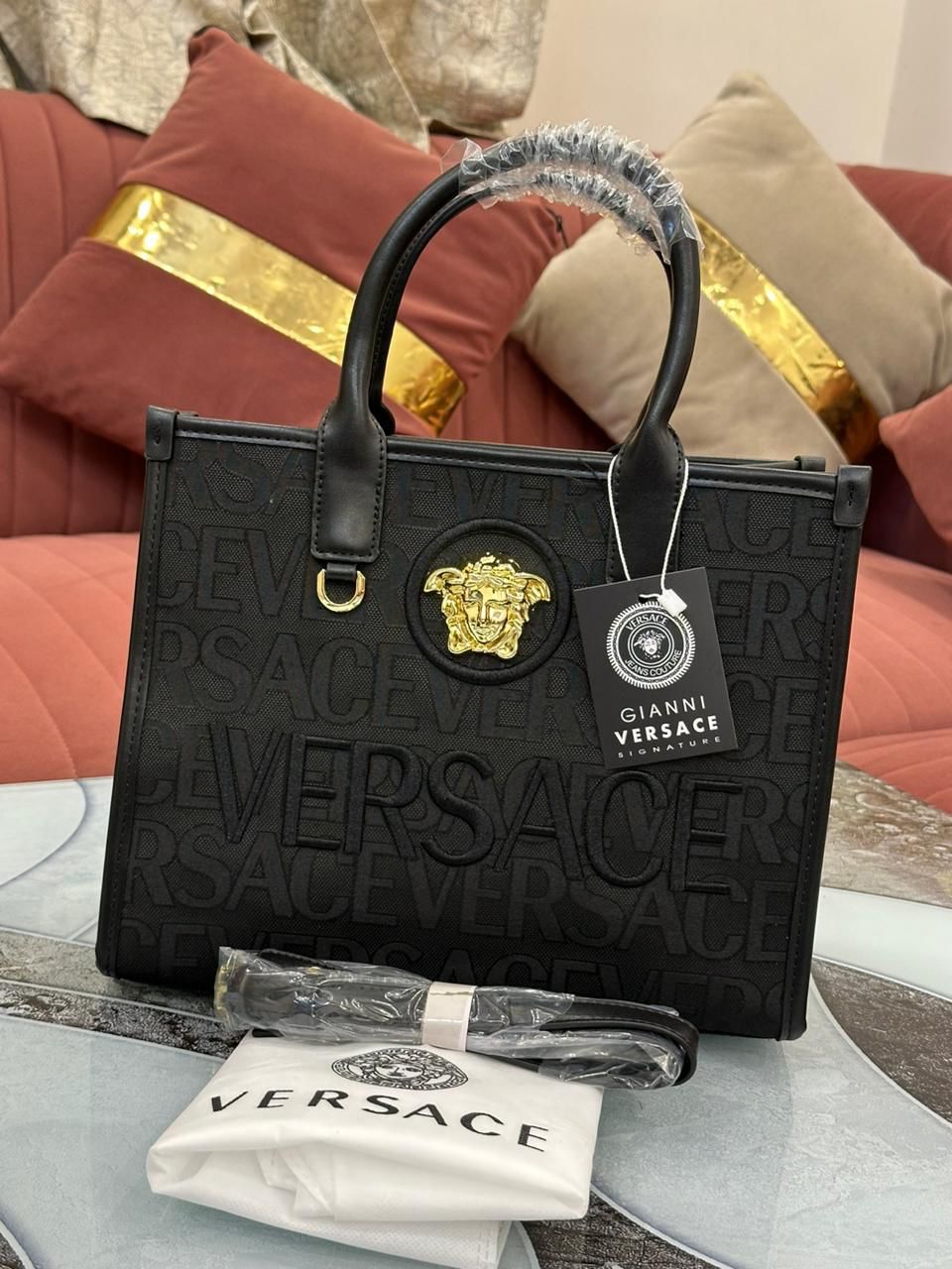Buy First Copy Versace Medusa Tote Bag for Women - Master Quality 7A Mirror at Lowest Price Online India