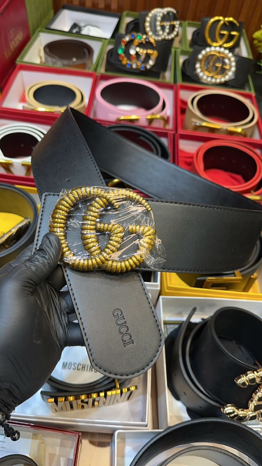 Buy First Copy Gucci GG Marmont Leather Belt for Women - Master Quality 7A Mirror at Lowest Price Online India
