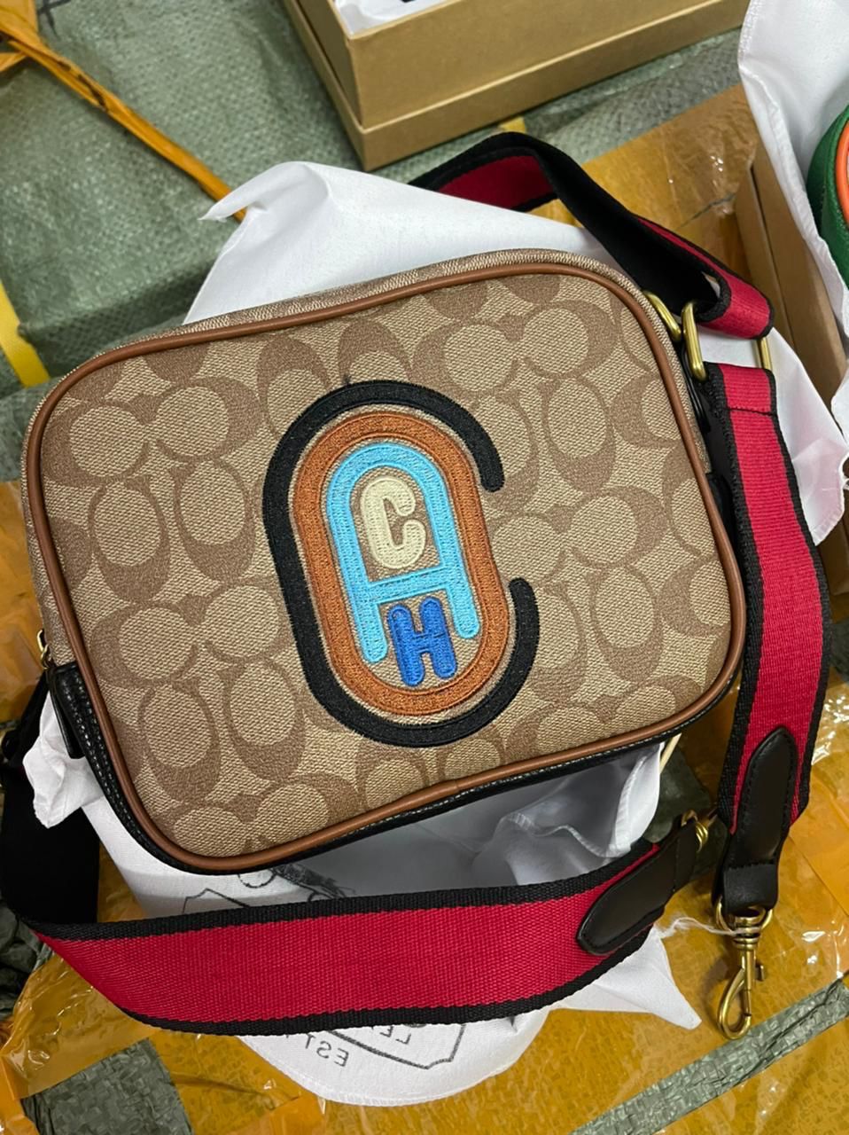 Buy First Copy Coach C Patch Camera Bag for Unisex - Master Quality 7A Mirror at Lowest Price Online India