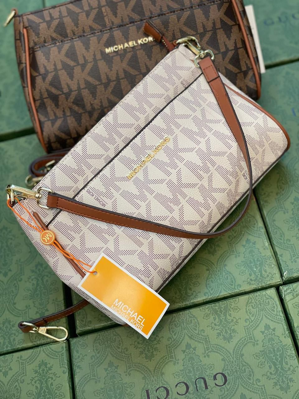 Buy First Copy Michael Kors Signature MK Crossbody Bag for Women - Master Quality 7A Mirror at Lowest Price Online India