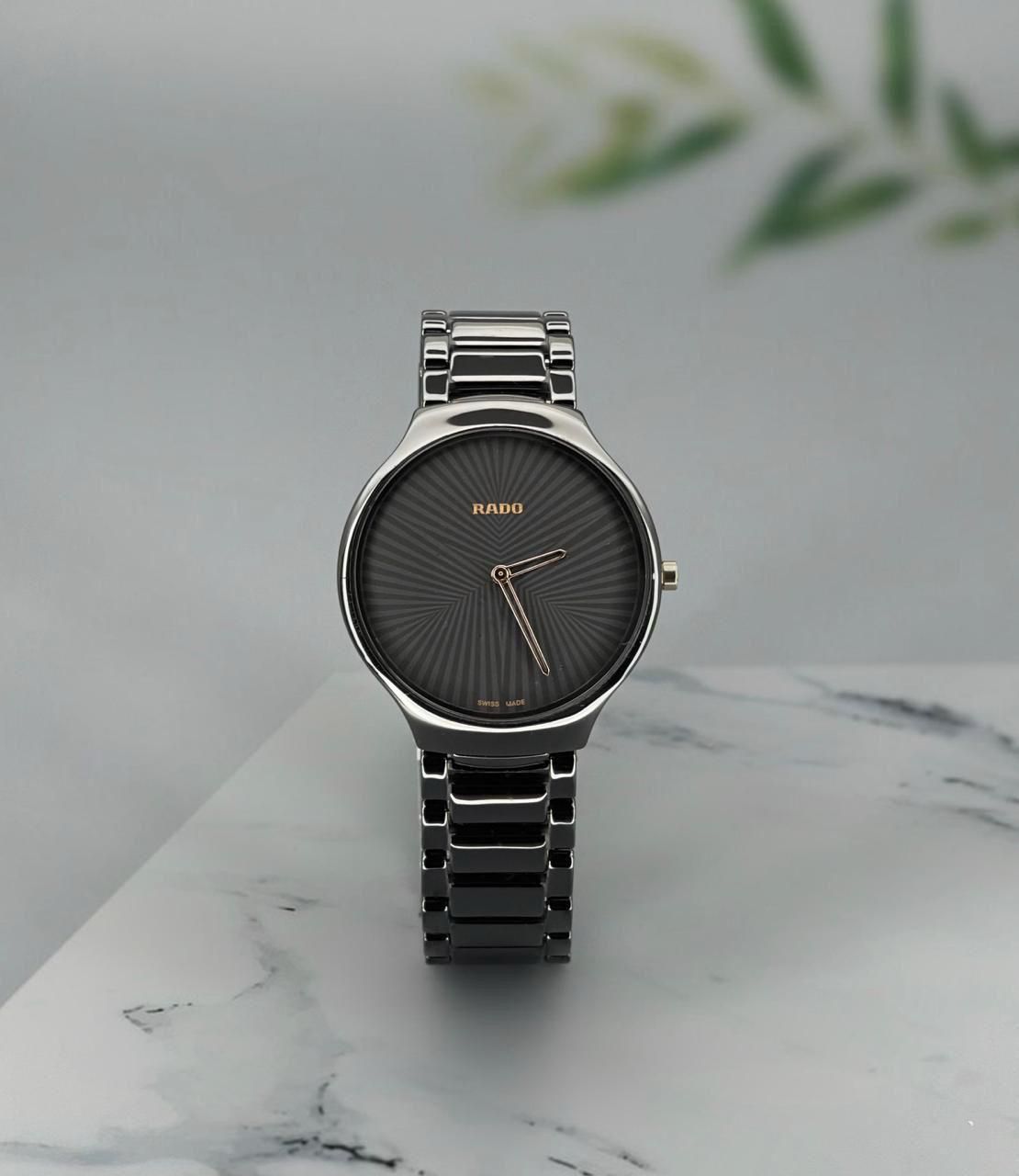 Buy First Copy Rado True Thinline x Great Gardens of the World Watch – R27113152 34mm (Black) - Master Quality 7A Mirror at Lowest Price Online India