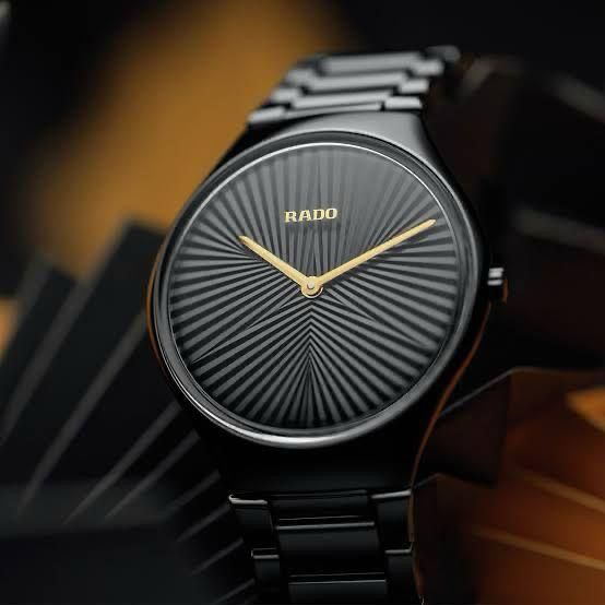 Buy First Copy Rado True Thinline x Great Gardens of the World Watch – R27113152 34mm (Black) - Master Quality 7A Mirror at Lowest Price Online India