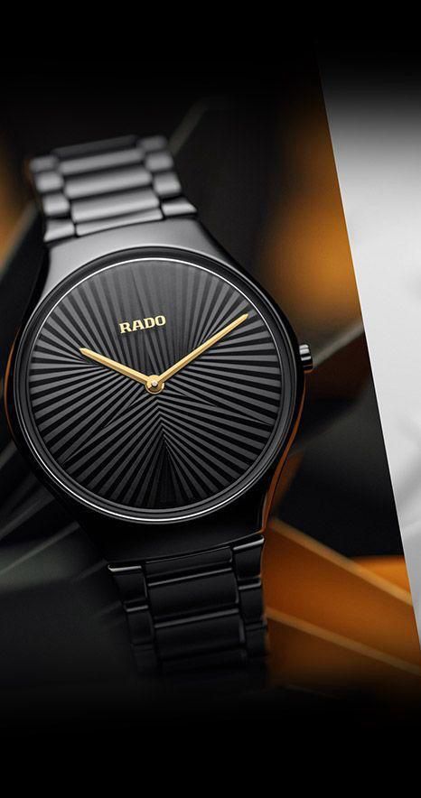 Buy First Copy Rado True Thinline x Great Gardens of the World Watch – R27113152 34mm (Black) - Master Quality 7A Mirror at Lowest Price Online India