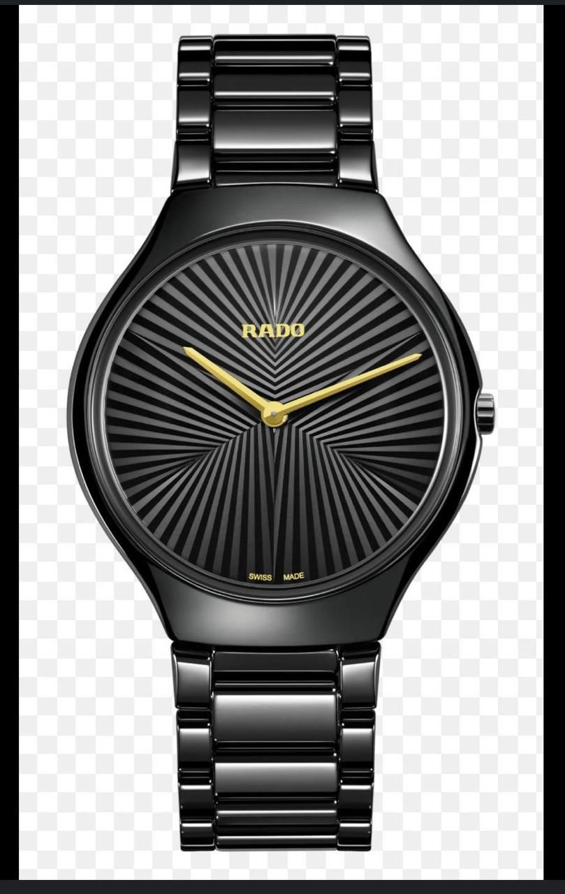 Buy First Copy Rado True Thinline x Great Gardens of the World Watch – R27113152 34mm (Black) - Master Quality 7A Mirror at Lowest Price Online India
