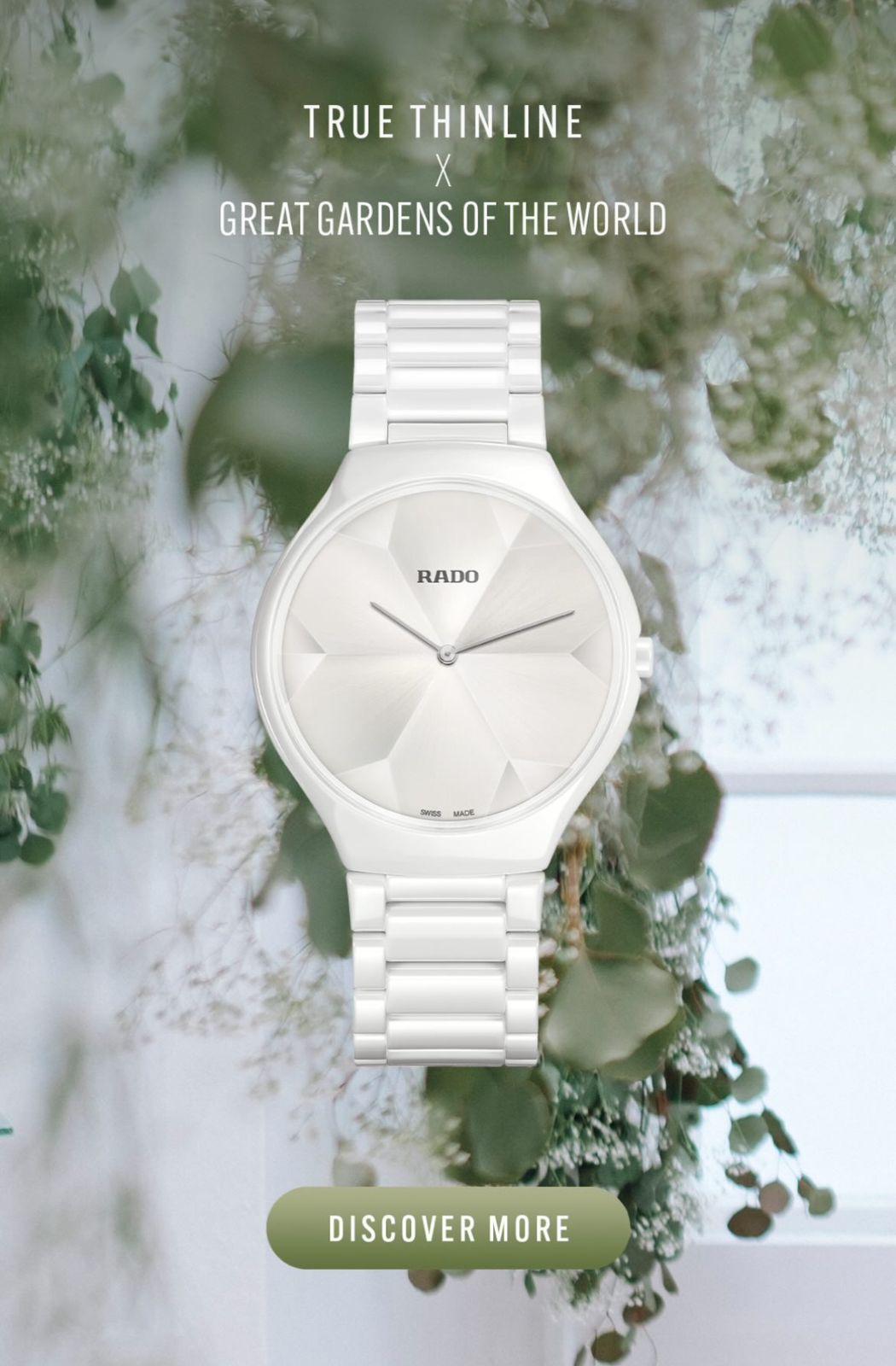 Buy First Copy Rado True Thinline x Great Gardens of the World Watch – R27113152 - Master Quality 7A Mirror at Lowest Price Online India