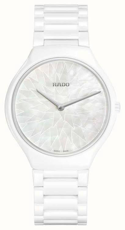 Buy First Copy Rado True Thinline x Great Gardens of the World Watch – R27113152 34mm (White) - Master Quality 7A Mirror at Lowest Price Online India