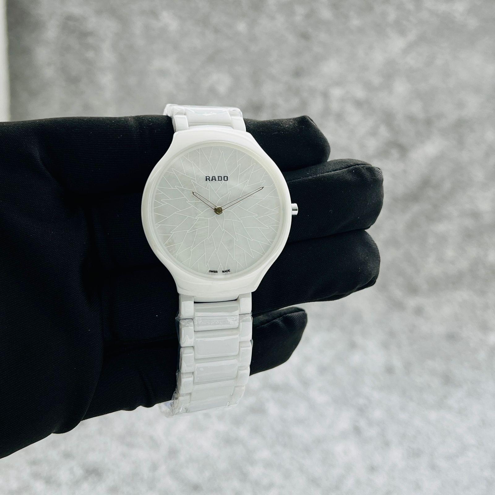 Buy First Copy Rado True Thinline x Great Gardens of the World Watch – R27113152 34mm (White) - Master Quality 7A Mirror at Lowest Price Online India