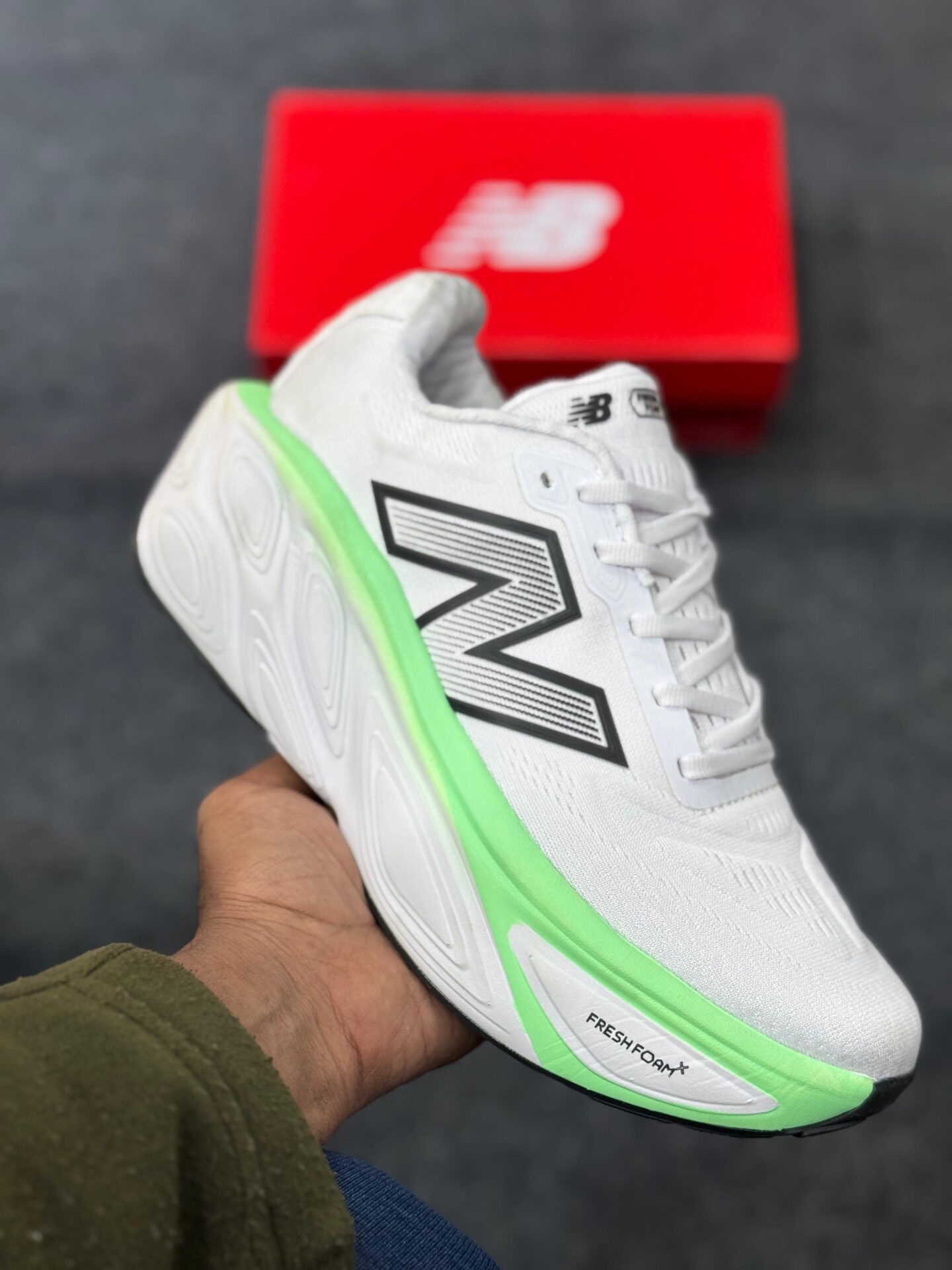 Buy First Copy New Balance Fresh Foam More V5 Running Shoes - Master Quality 7A Mirror at Lowest Price Online India