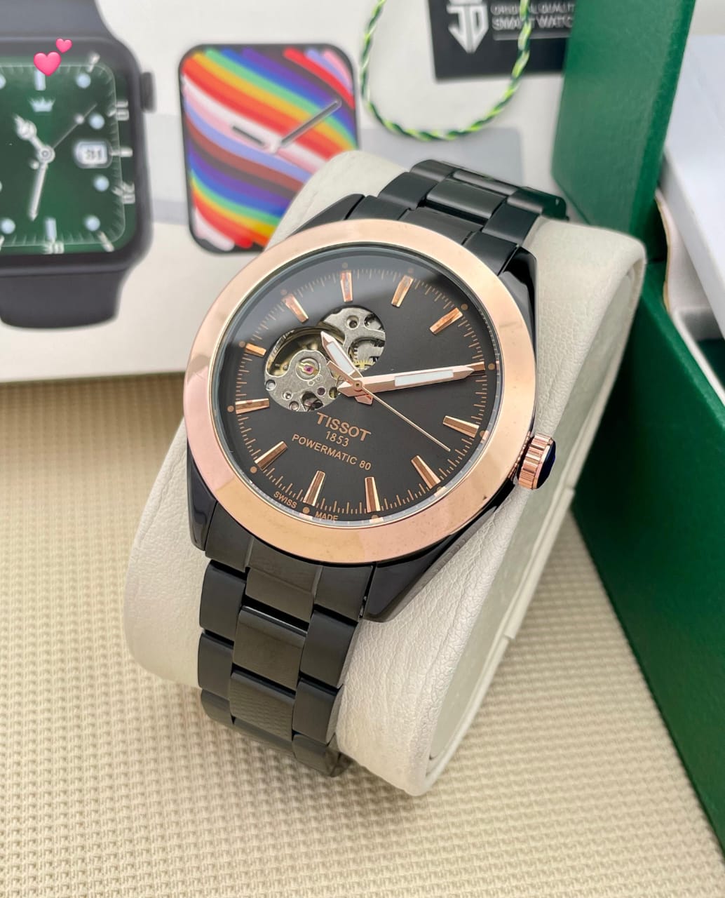 Buy First Copy Tissot 1853 Powermatic 80 Automatic Watch For Men - Master Quality 7A Mirror at Lowest Price Online India