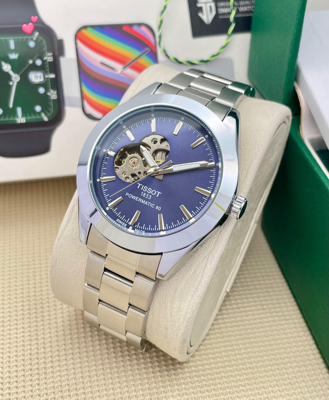 Buy First Copy Tissot 1853 Powermatic 80 Automatic Watch For Men - Master Quality 7A Mirror at Lowest Price Online India