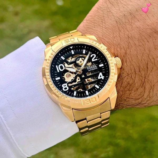 Buy First Copy Fossil Mechanical Chase Timer Automatic Watch For Men - Master Quality 7A Mirror at Lowest Price Online India
