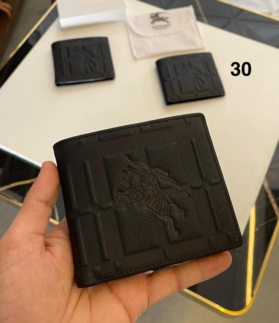 Buy First Copy Burberry Embossed Leather Wallet for Men - Master Quality 7A Mirror at Lowest Price Online India