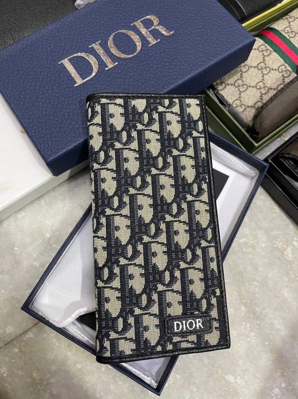 Buy First Copy Dior Oblique Long Wallet for Women - Master Quality 7A Mirror at Lowest Price Online India