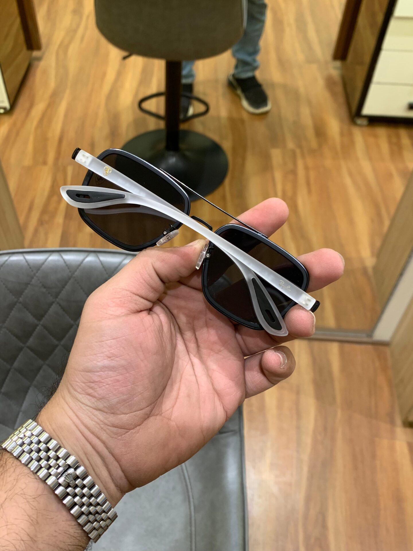 Buy First Copy Ray-Ban x Ferrari Aviator Sunglasses for Men - Master Quality 7A Mirror at Lowest Price Online India