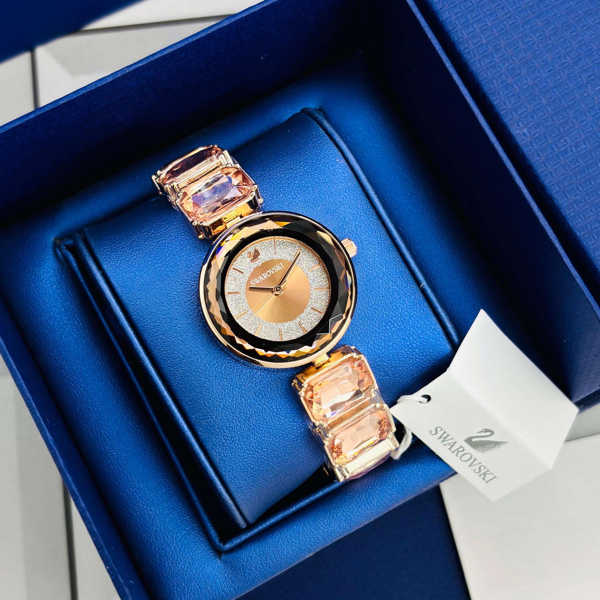 Buy First Copy Swarovski Millenia Octagon Watch for Women - Master Quality 7A Mirror at Lowest Price Online India