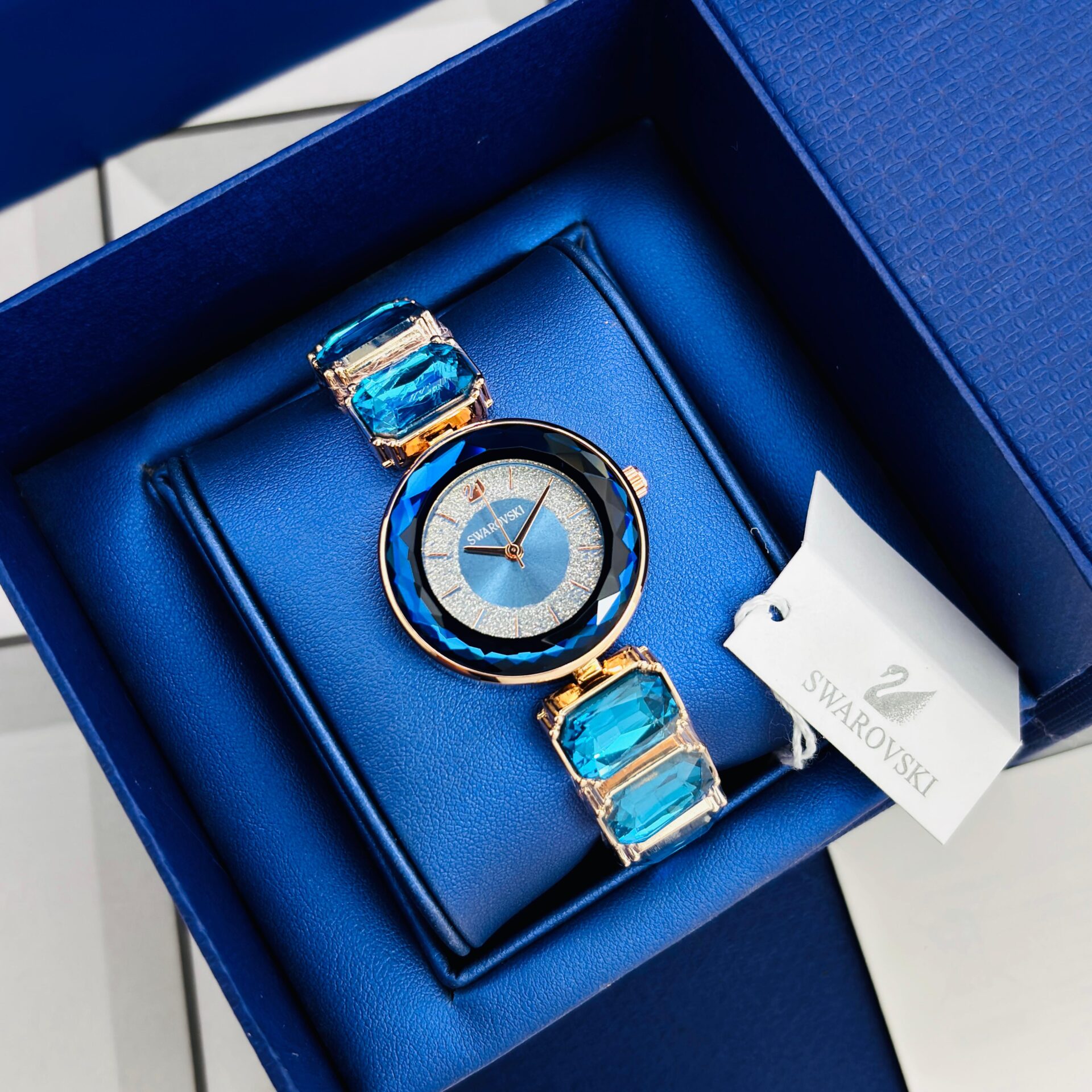 Buy First Copy Swarovski Millenia Octagon Watch for Women - Master Quality 7A Mirror at Lowest Price Online India