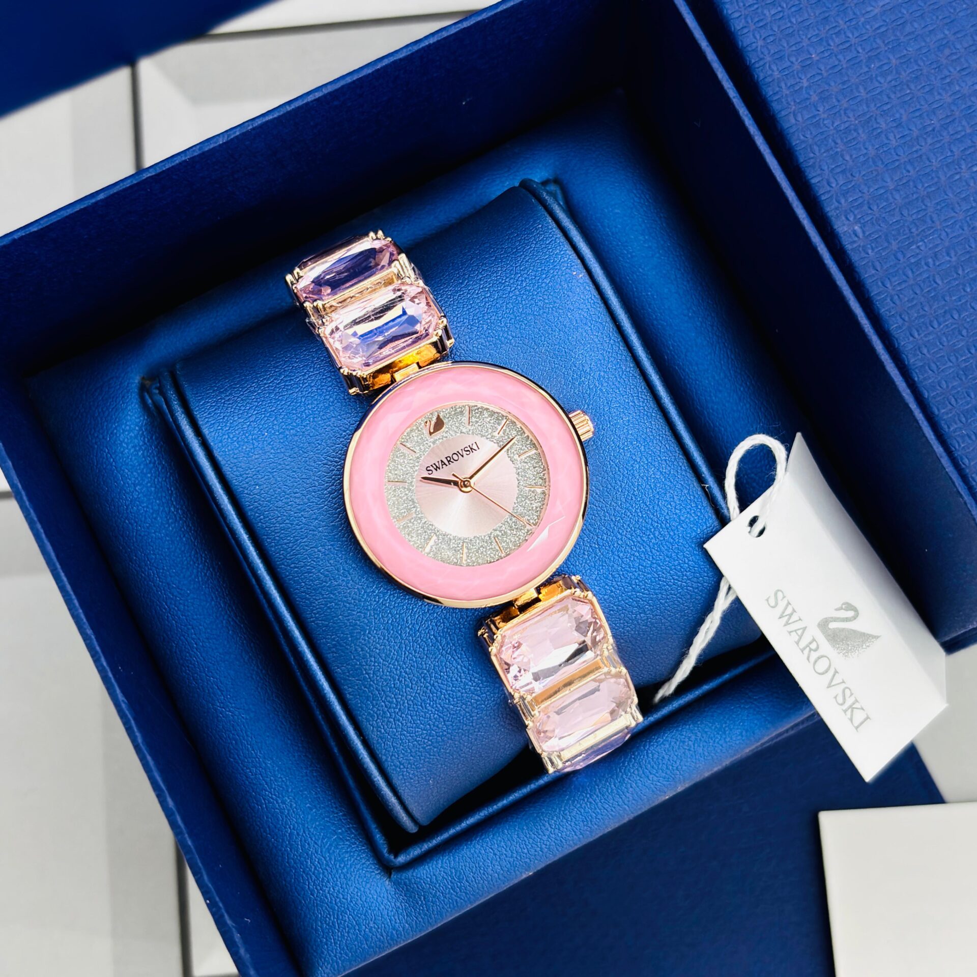 Buy First Copy Swarovski Millenia Octagon Watch for Women - Master Quality 7A Mirror at Lowest Price Online India
